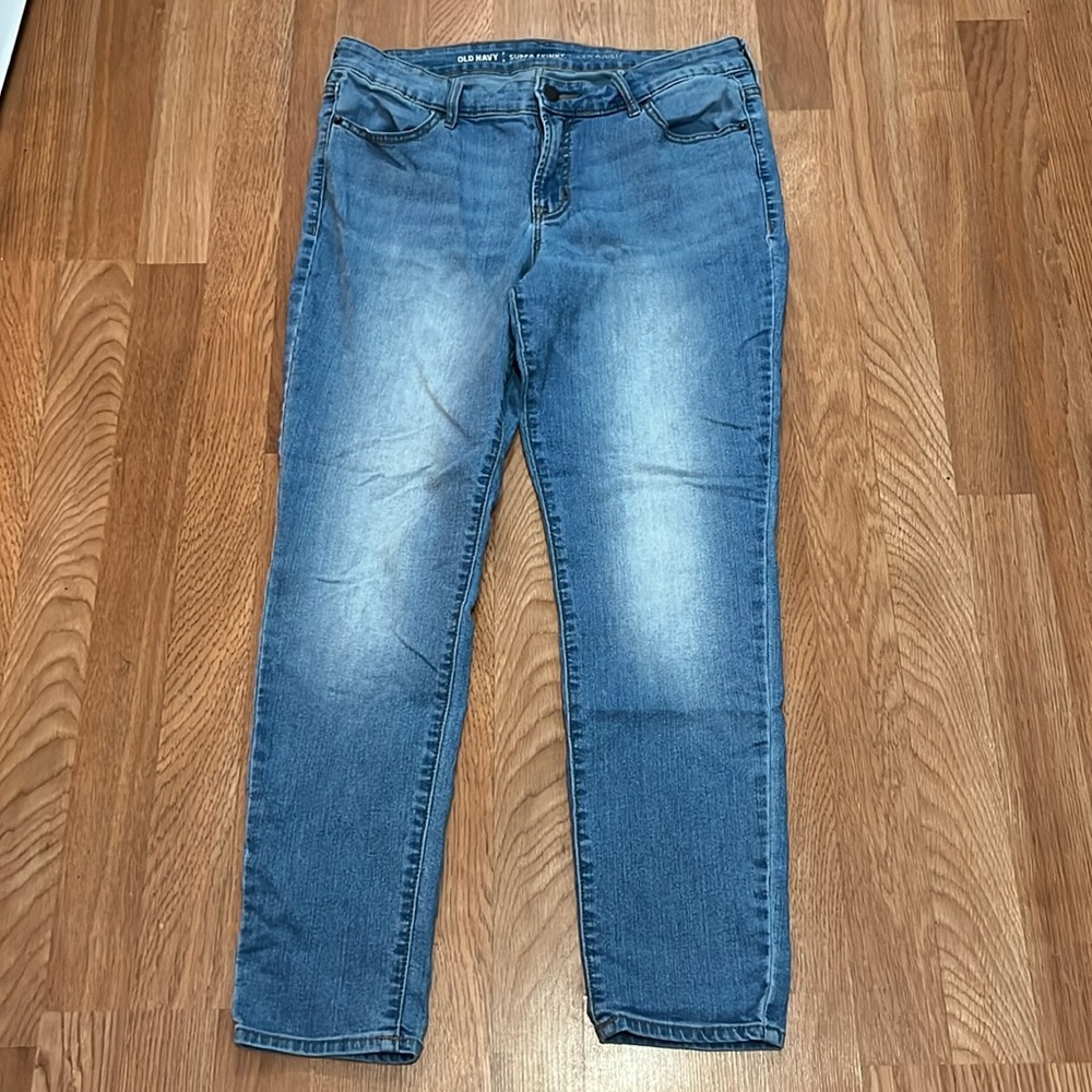Old Navy Super Skinny Midrise Jeans Sz 10 Short
